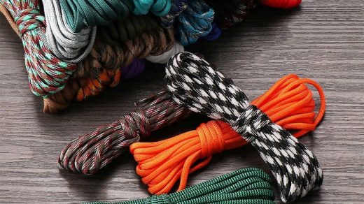 Paracord rope - a part of the survival kit