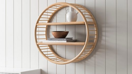 Rattan Wall Shelf