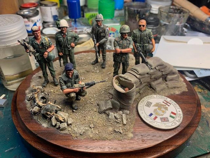 military figurines