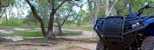 Quad bike outdoors