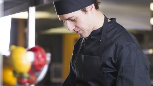 Black apron